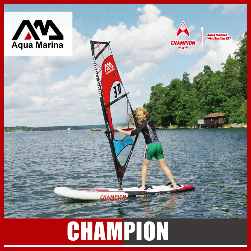 Aqua Марина Чемпион надувной SUP Windsurf надувная доска для серфинга стоящая весло