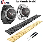 Браслет из нержавеющей стали для смарт-часов Garmin Fenix 3 3hr, роскошный спортивный сменный ремешок для наручных часов, 26 мм