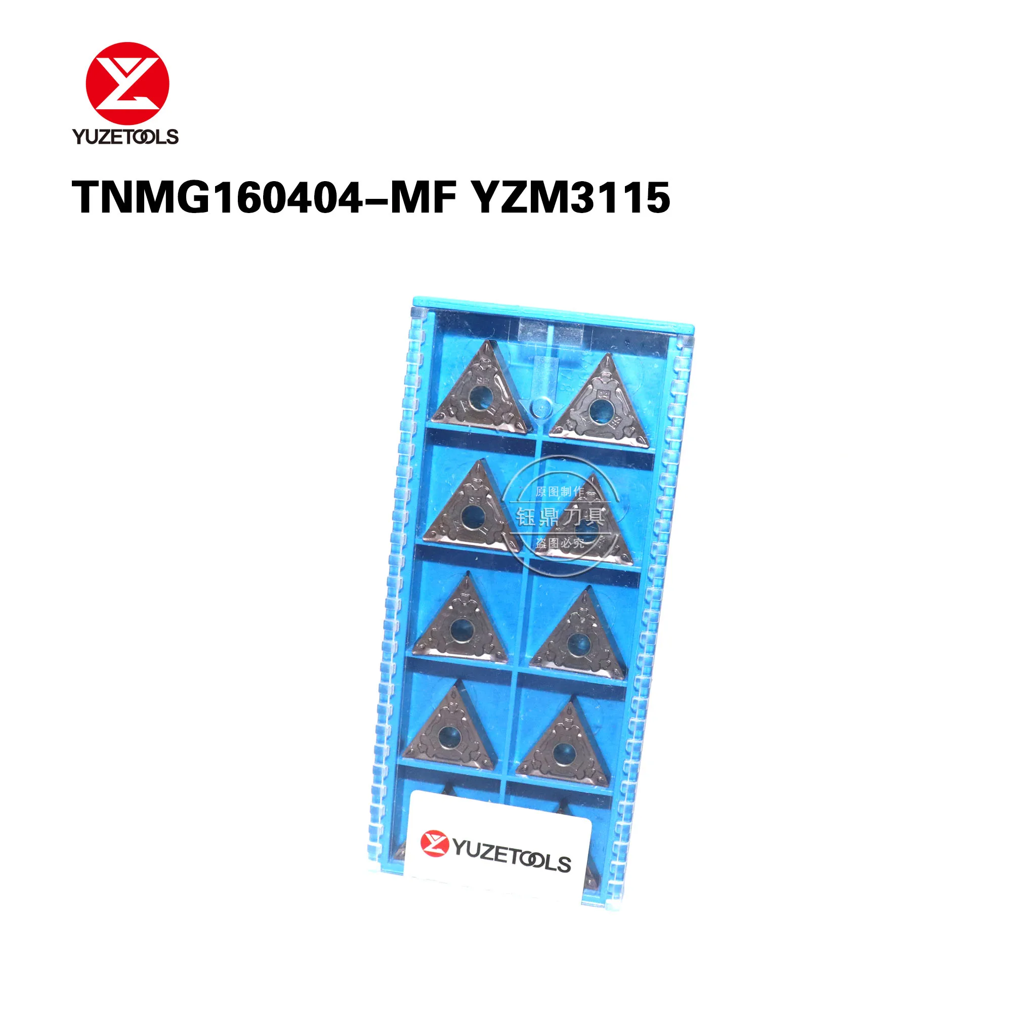 

TNMG160404-MF External Turning Tools Lathe cutter Tool Stainless Steel Processing Finishing YUZETOOLS turning insert