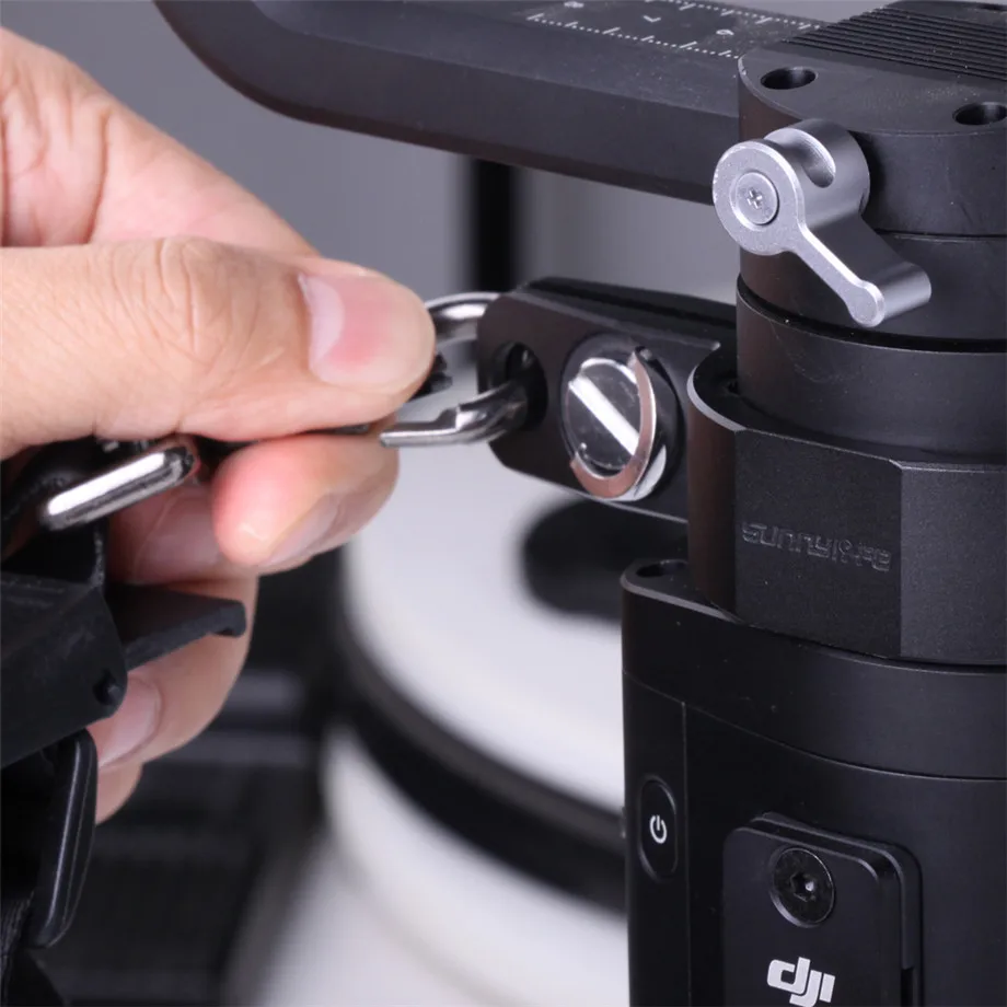Для DJI Ronin-S плечевой ремень из алюминиевого сплава фиксированное кольцо Пряжка Регулируемый ремень ручной фотографии Gimbal аксессуары