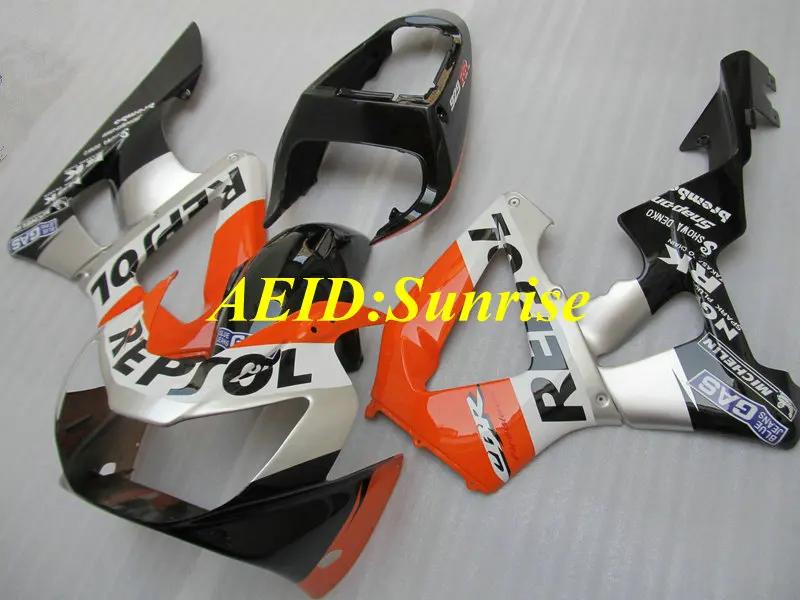 Комплект обтекателей под давлением для HONDA CBR900RR 929 00 01 CBR 900RR 2001 2000 CBR900 ABS оранжевый