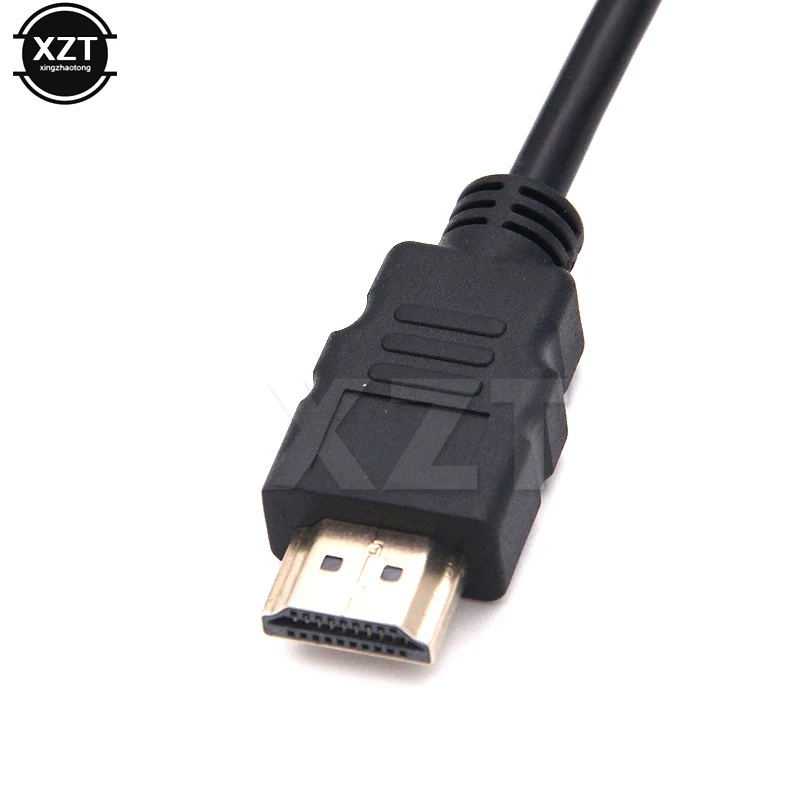 Горячая Распродажа HDMI совместимый видеоадаптер VGA штекер гнездо HD ТВ монитор тв
