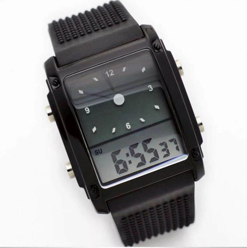 Новые великолепные модные повседневные часы зеркальные цифровые светодиодные