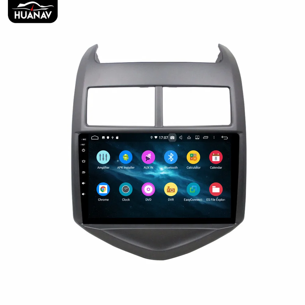 DSP Android 9 0 автомобильный без DVD плеера GPS навигация для Chevrolet Aveo 2011 + Авторадио