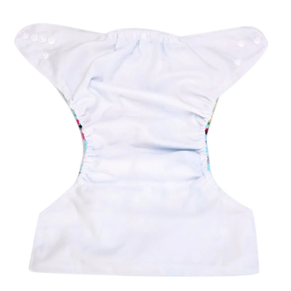 Easy To Wash PUL Fabri AIO Baby Cloth Nappy Diaper Cover Washable Bamboo Charcoal Reusable Nappies One Size Fit 3 To 15KG