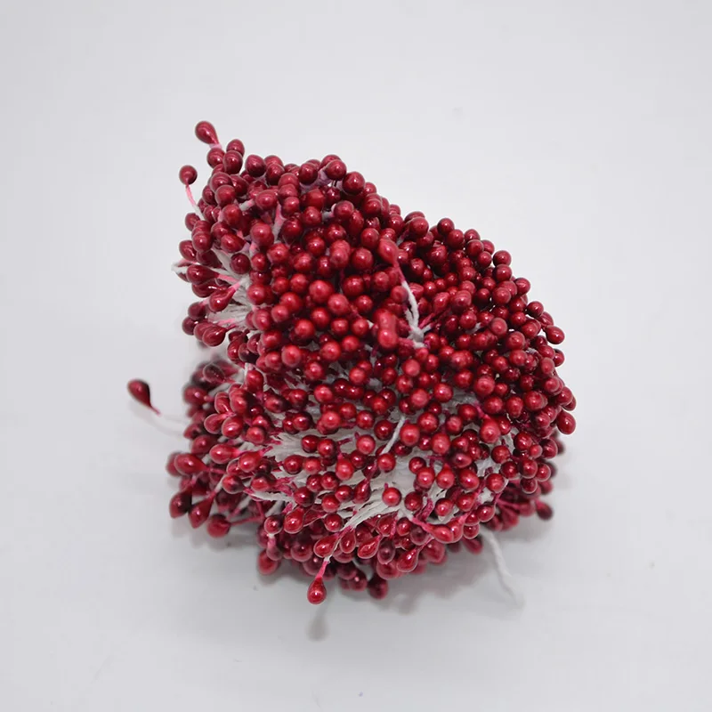 C21 500 шт 3 мм мини-цветок Stamen Pistil свадебное Рождественское украшение Скрапбукинг цветок сделай сам Ремесло Искусственные торты Цветы Аксессуары - Цвет: C21