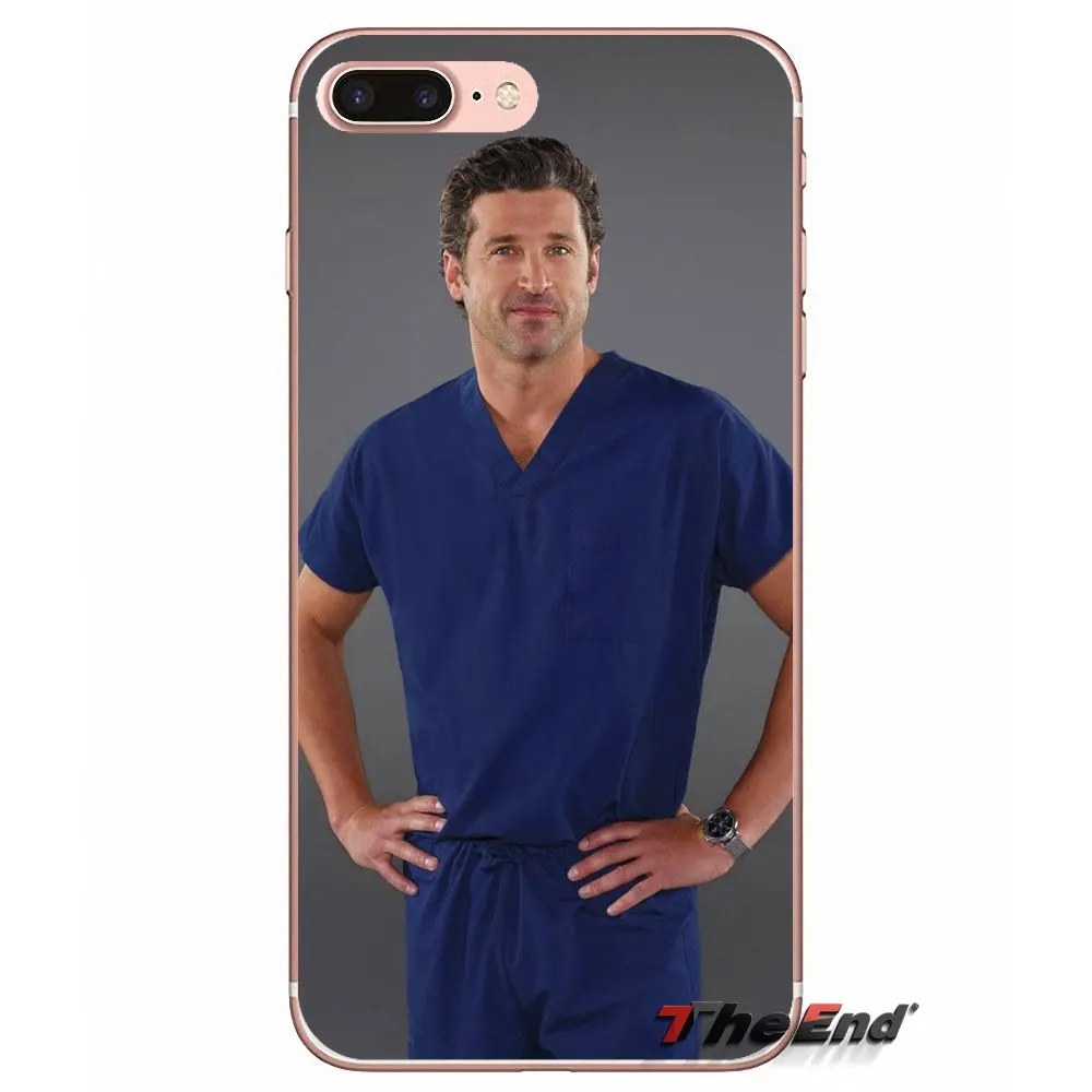 Чехол для телефона Derek Shepherd Greys Anatomy iPhone X 4 4S 5 5S 5C SE 6 6S 7 8 Plus Samsung Galaxy J1 J3 J5 J7 A3 A5 2016