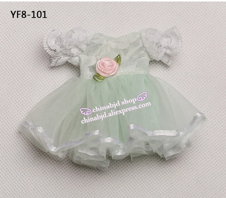 BJD SD Кукла Одежда 1/8 шифоновое платье в летнем стиле для лати желтый Yosd тело YF8-101 куклы аксессуары