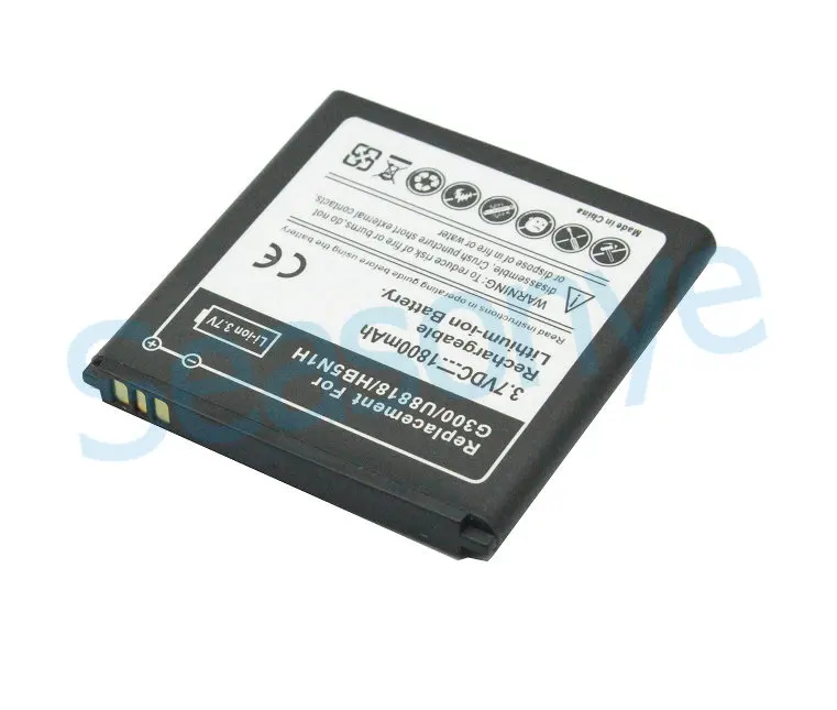 2 аккумулятора HB5N1H 1800 мАч + универсальное зарядное устройство для Huawei Ascend G300 G305T