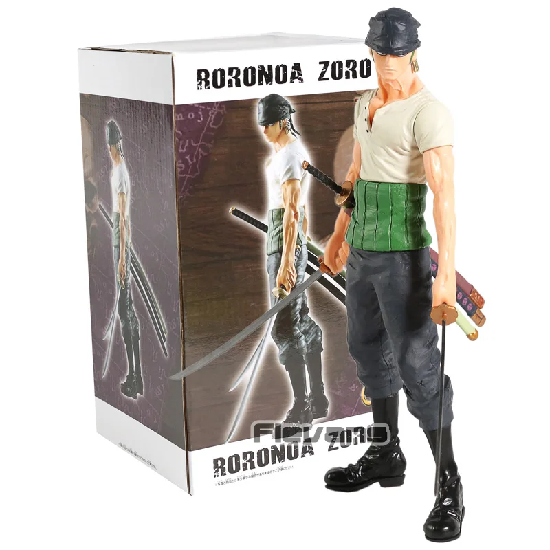 Zoro A box Один кусок грандиста Grandline мужчины Roronoa Зоро Обезьяна D Луффи Санджи Трафальгар Ло Сабо ПВХ фигурка Коллекционная модель игрушки - Цвет: Zoro A box