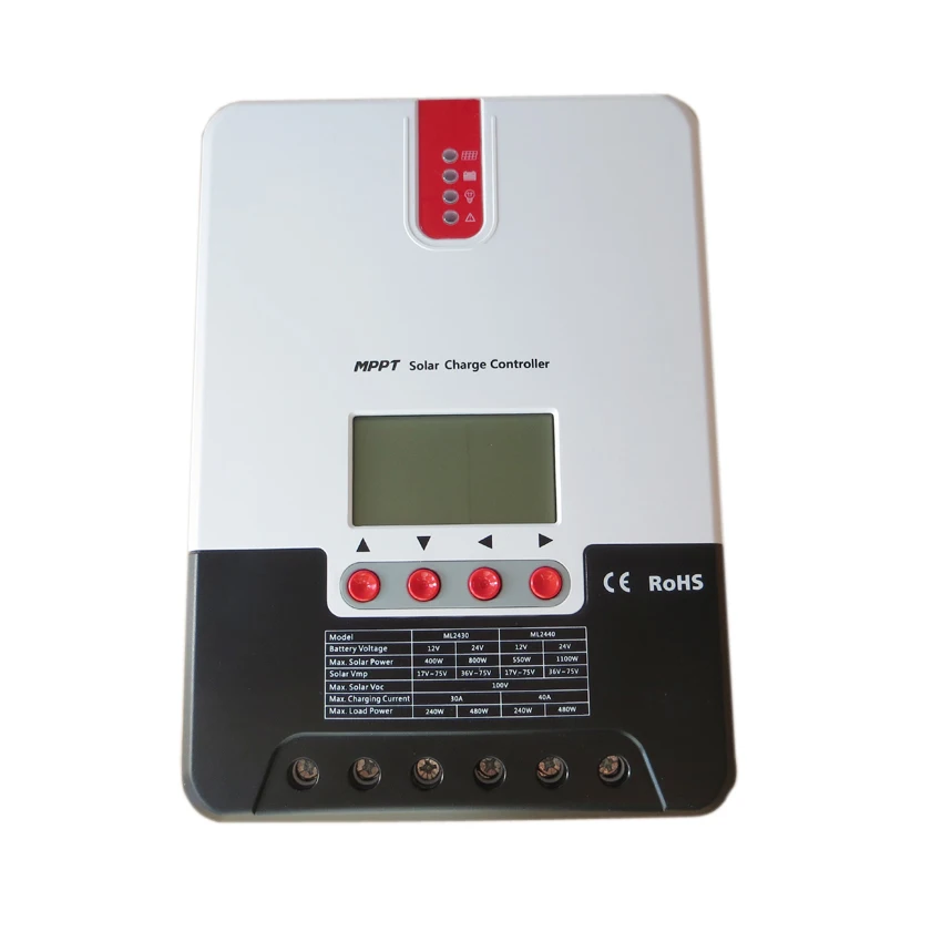 Лидер продаж контроллер заряда солнечной батареи с ЖК-дисплеем 20 А 12 В 24