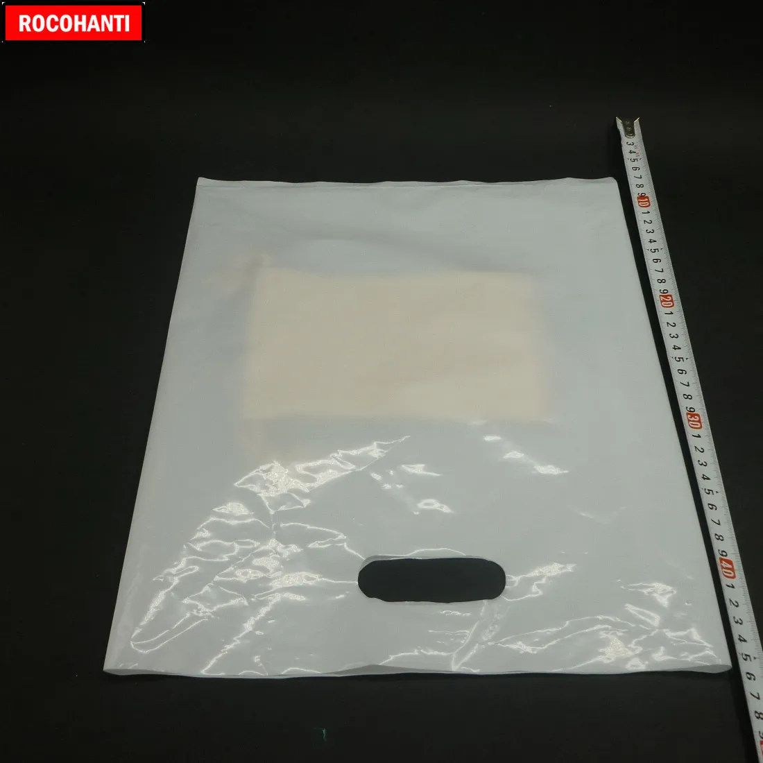 Белая полиэтиленовая сумка для покупок с логотипом на заказ 100 шт.|shopping bag|shopping bag