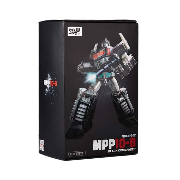 MPP10B WITH BOX WJ MPP10 MPP-10B G1 трансформация OP Commander черный грузовик прицеп MP сплав литья под давлением лидер негабаритных фигурка коллекция робот игрушка - Цвет: MPP10B WITH BOX