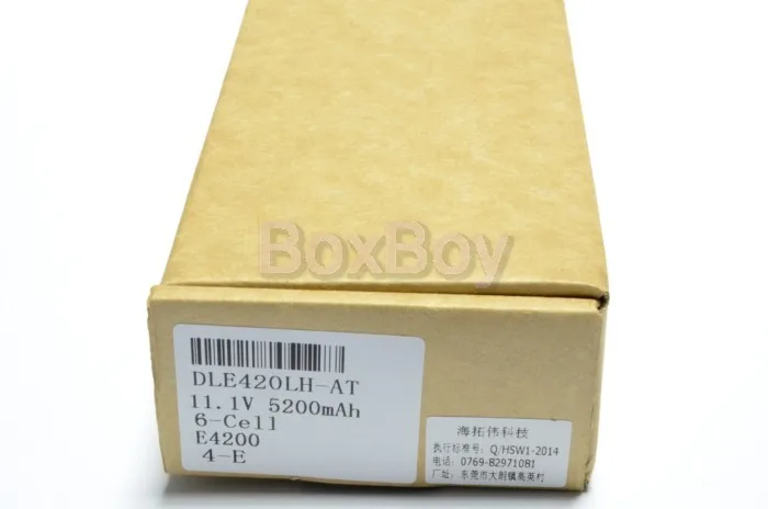 4400 мАч Аккумулятор для ноутбука Dell Latitude E4200 F586J R331H R640C R841C W343C W346C X784C Y082C Y084C Y085C