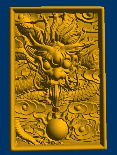 

Dragon 3D model in STL file for CNC router carving relief 22.9MB