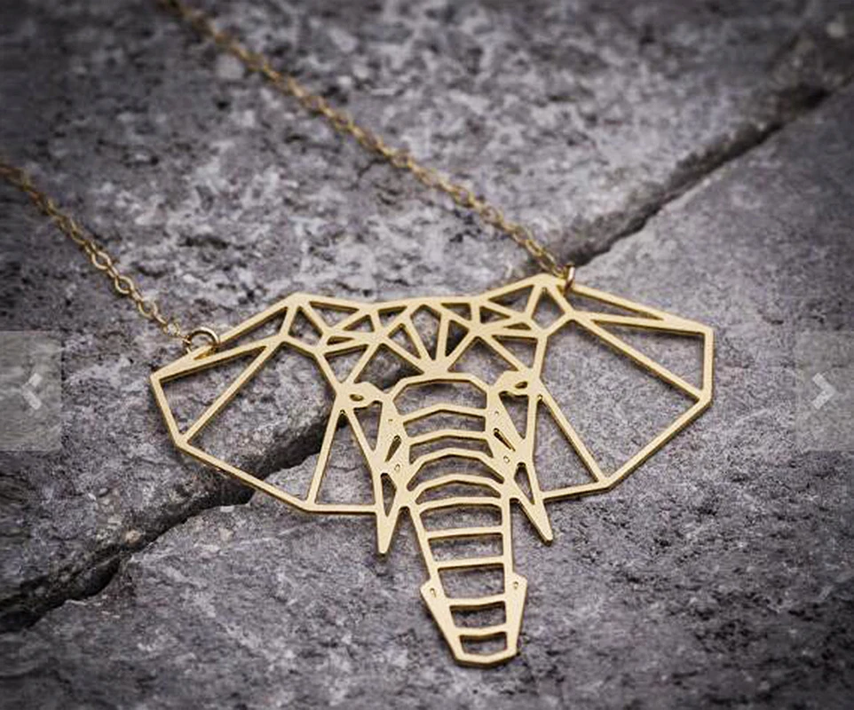 Новое поступление уникальное животное слон индивидуальный кулон и ожерелье Senfai