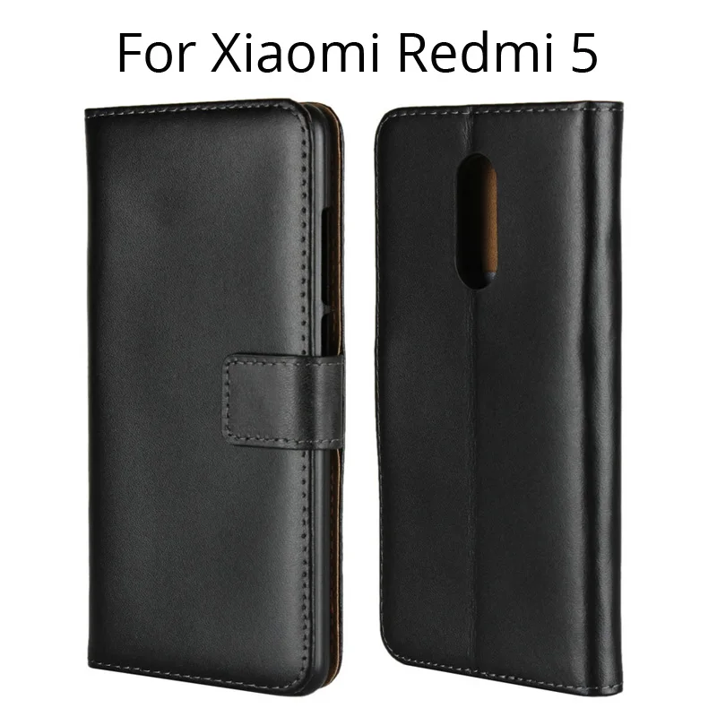 Для Xiaomi Redmi Note 5 чехол из натуральной кожи флип чехол для Mi Redmi 4X Note 4 4X5 5A 5 плюс Примечание 5A Pro Чехол для телефона - Цвет: For Redmi 5