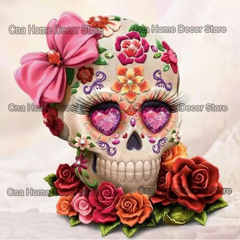 Lover skulls 5D diy рукоделие Алмазная вышивка мозаика из смолы алмазная живопись Набор