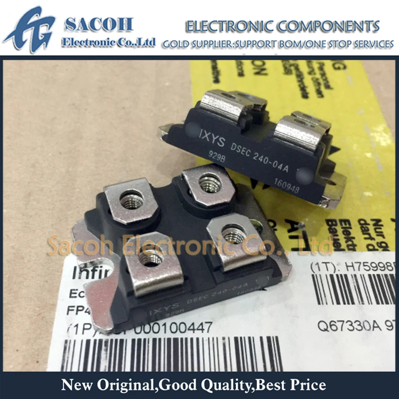 

New Original 1PCS DSEC240-04A OR DSEC240-06A DSEC240 SOT-227B 2x120A 400V High Performance Fast Recovery Diode