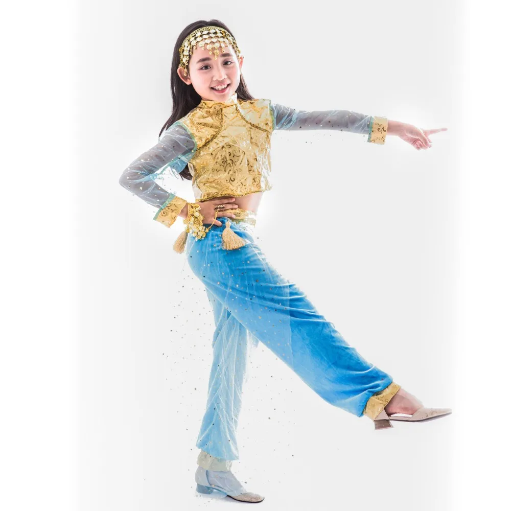 Children's wear girls belly dance costumes suits new national Fantasy Cosplay Costume Comic Movie Carnival Party Purim Halloween |