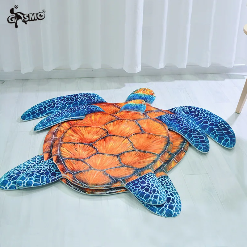 Морская Черепаха Животное 3d противоскользящие ковры для гостиной постельные