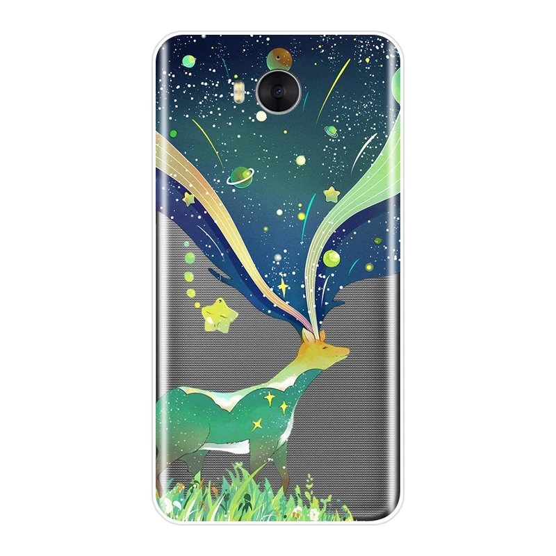 TPU Art Star Space задняя крышка для huawei Y3 Y5 Y6 Y7 2017 II Pro Мягкий силиконовый чехол телефона