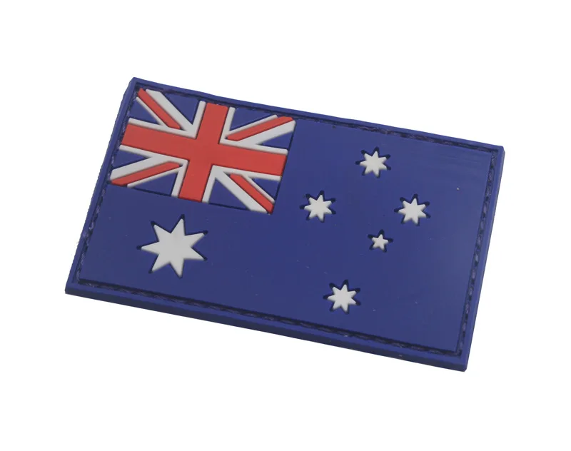 Резиновые 3D нашивки из ПВХ с австралийским флагом армейские тактические военные
