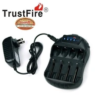 30pcslot trustfire tr 009 digital smart led display intelligent battery charger with usb charging port for 18650 14500 aaaaa