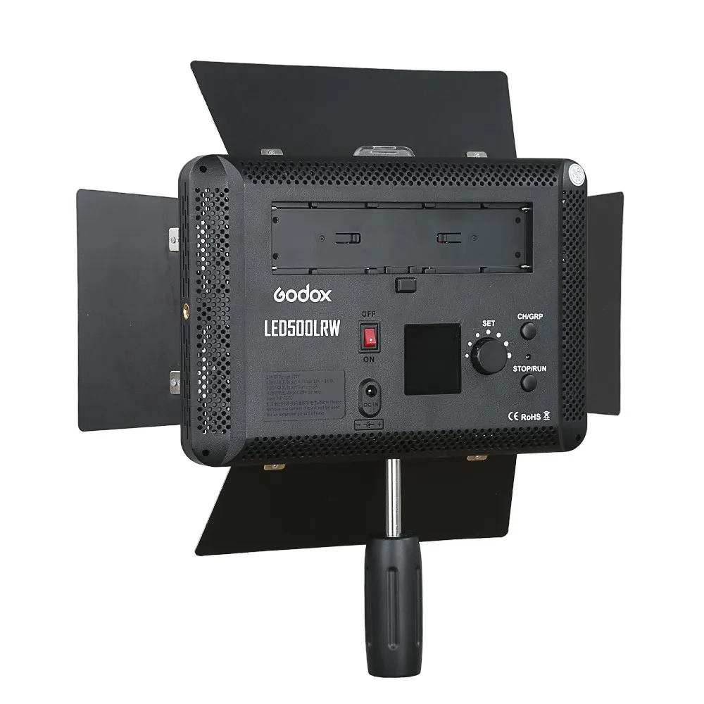 2X Godox LED500LRW LED 500 5600K видео свет с рефлектором и пультом дистанционного управления +