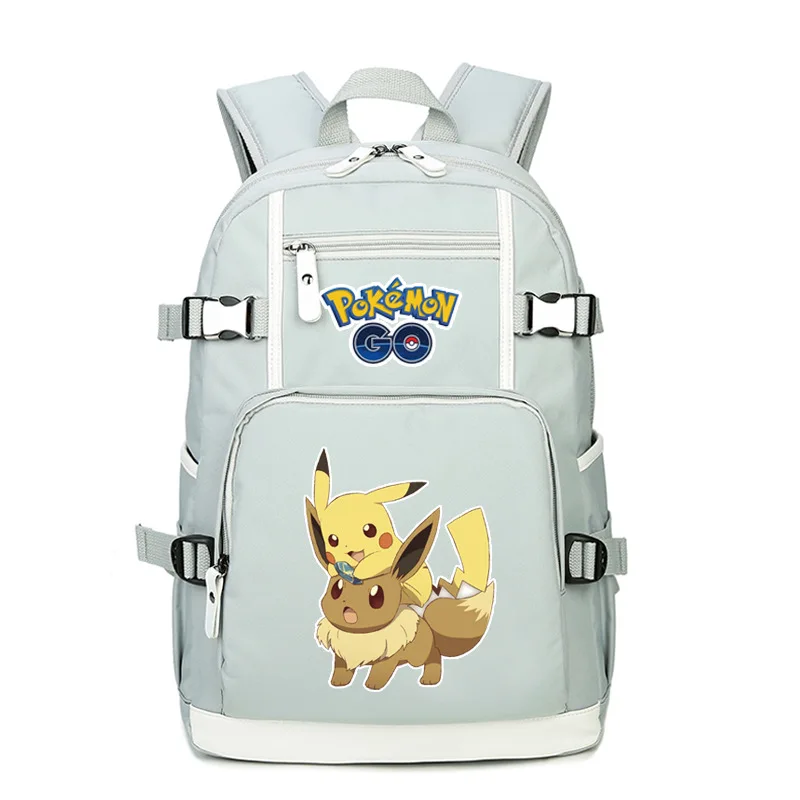 Go Pikachu Eevee дизайнерский Рюкзак Школьная Сумка повседневная Молодежная Студенческая книга дорожные сумки для ноутбуков - Цвет: Style 20