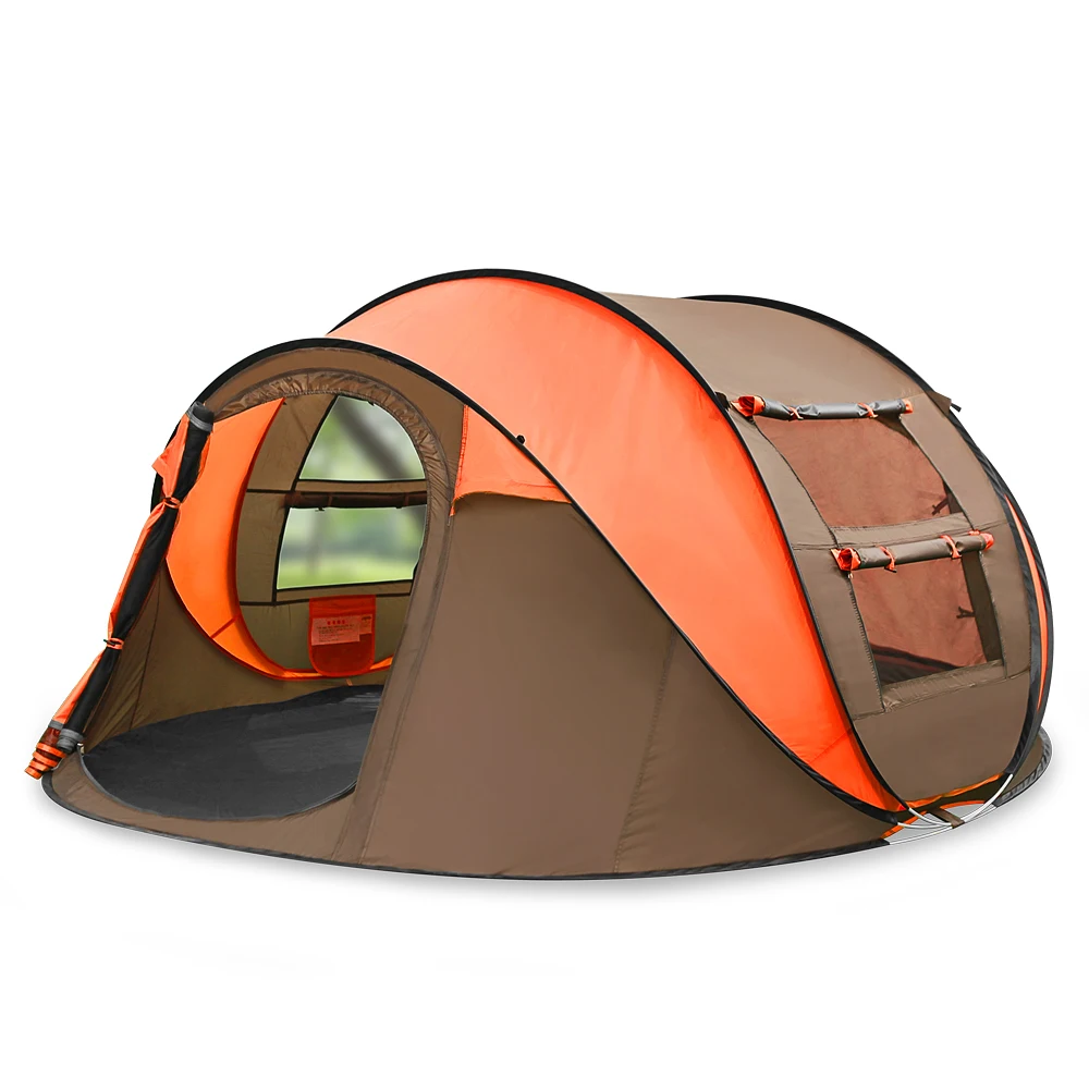 Orange Открытый Кемпинг Палатка Сверхлегкий пляж всплывающий Naturehike автоматический 2-3 человек 3 сезона альпинизмом Glamping семья палатки - Цвет: Orange