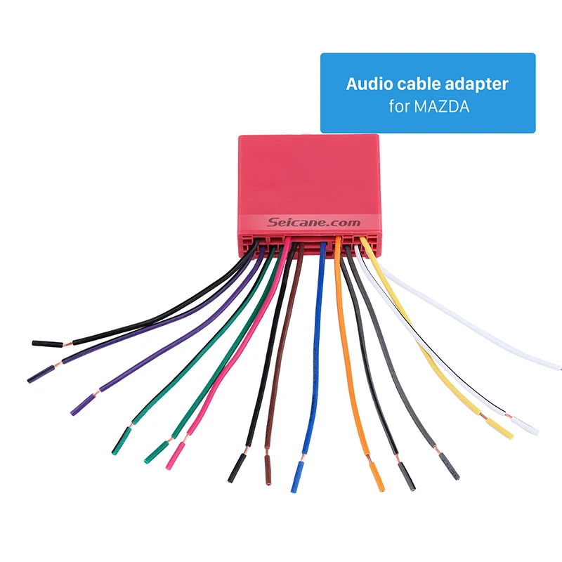

Seicane Audio Cable Sound Wiring Harness Adapter Plastic for MAZDA Family(OLD)/Mazda 6/Mazda 3/MAZDA PREMACY(OLD)/Mazda 323