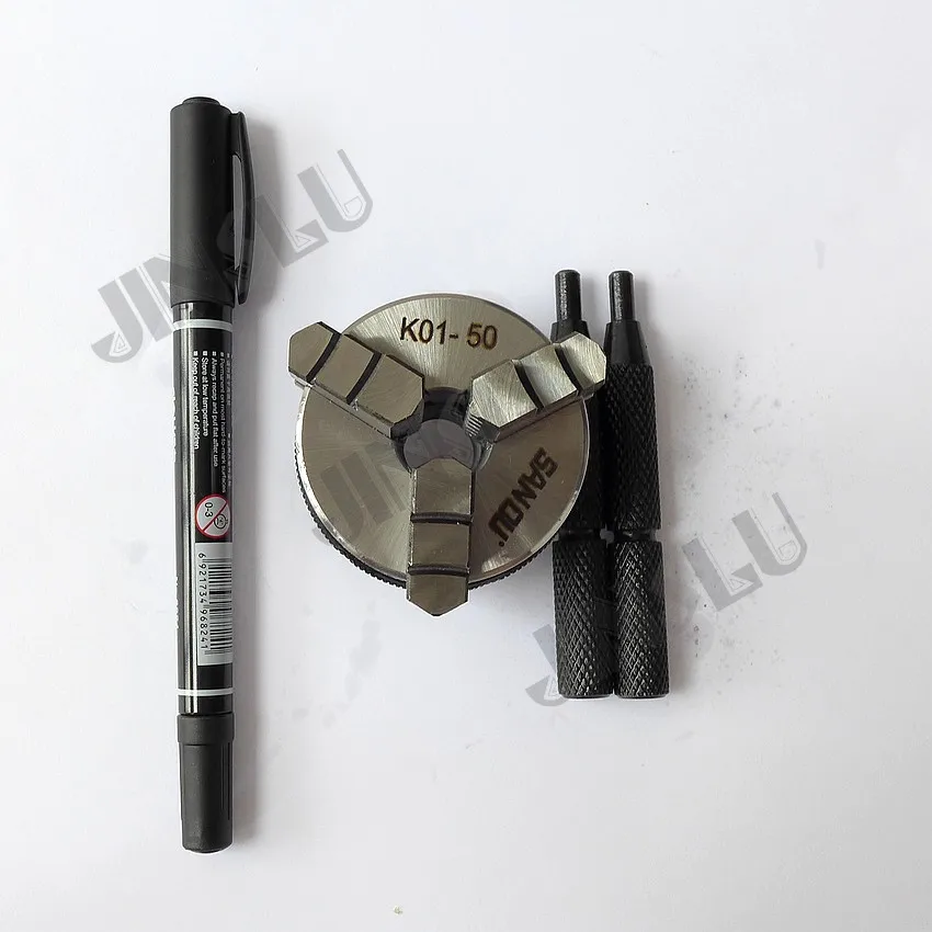 3 кулачковый токарный мини патрон Самоцентрирующийся SANOU с резьбой 2 '' для