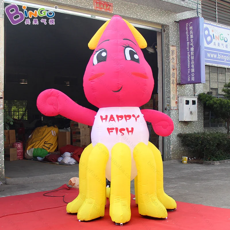 2018 новый дизайн 3 м гигантский надувной мультяшный осьминог для продажи