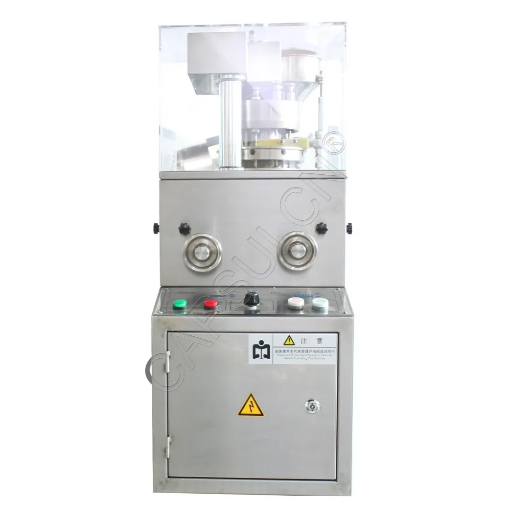 Роторный Таблетпресс из Нержавеющей Стали Таблетк Пресс ZP 9D Система защиты от