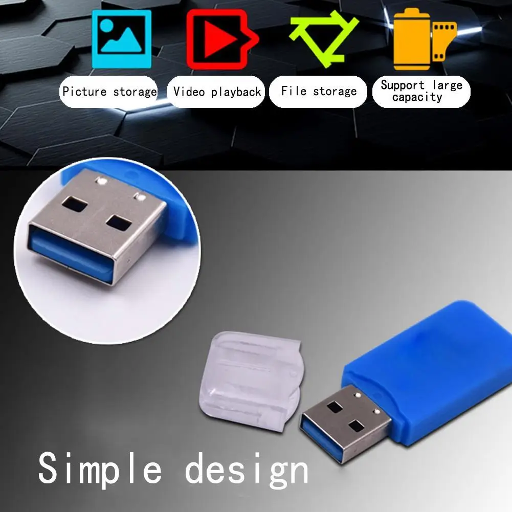 Крутой карамельный цвет USB ридер FDUK TF кард-ридер высокая скорость 2,0 гарантированное качество мини-кард-ридер