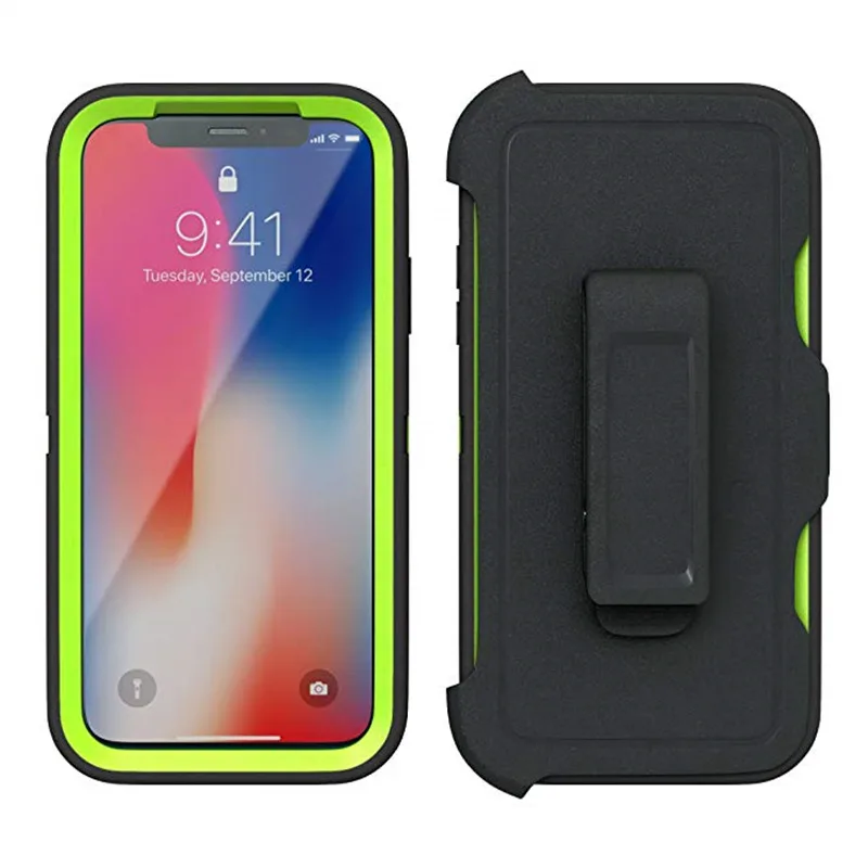 Защитный противоударный чехол Aqua для iPhone X, XS, MAX, XR, 6, 6 S, 7, 8 Plus, 11 Pro, Max, чехол-кобура с зажимом для ремня, защитный чехол