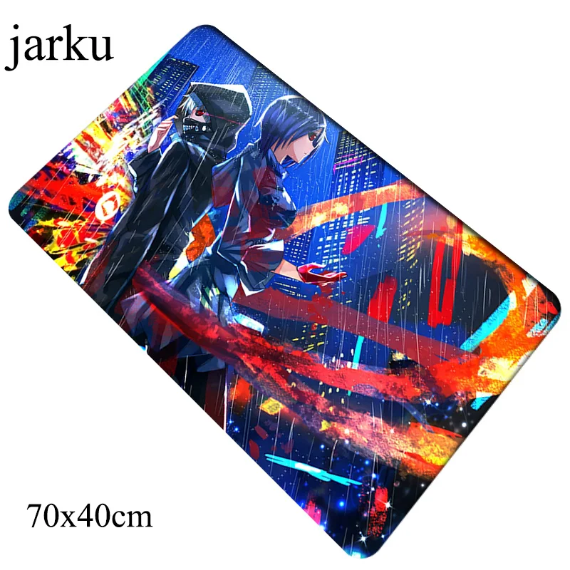 Size 700x400x3mm Коврик для мыши с изображением Токийского Гуля 700x400x3 мм подарок для мальчика компьютерный коврик для мыши геймерский геймпад геймерский Ноутбук игровой коврик для мыши Настольный коврик офисная мышь - Цвет: Size 700x400x3mm
