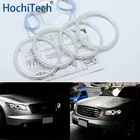Ультра яркие красныезеленыеБелый светодиодный глаза ангела halo Кольцо Комплект Противотуманные фары светильник дневные ходовые огни для INFINITI FX35 FX45 2003-2008