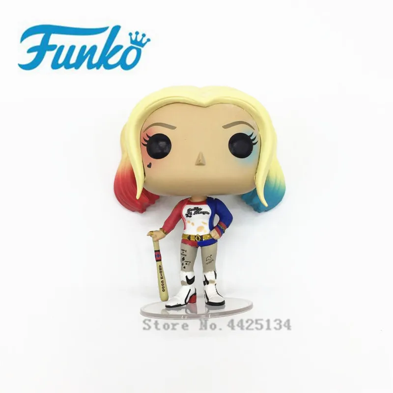 Оригинальная экшн фигурка FUNKO POP Aquad & Harley Quinn оригинальная коллекция кукол игрушки