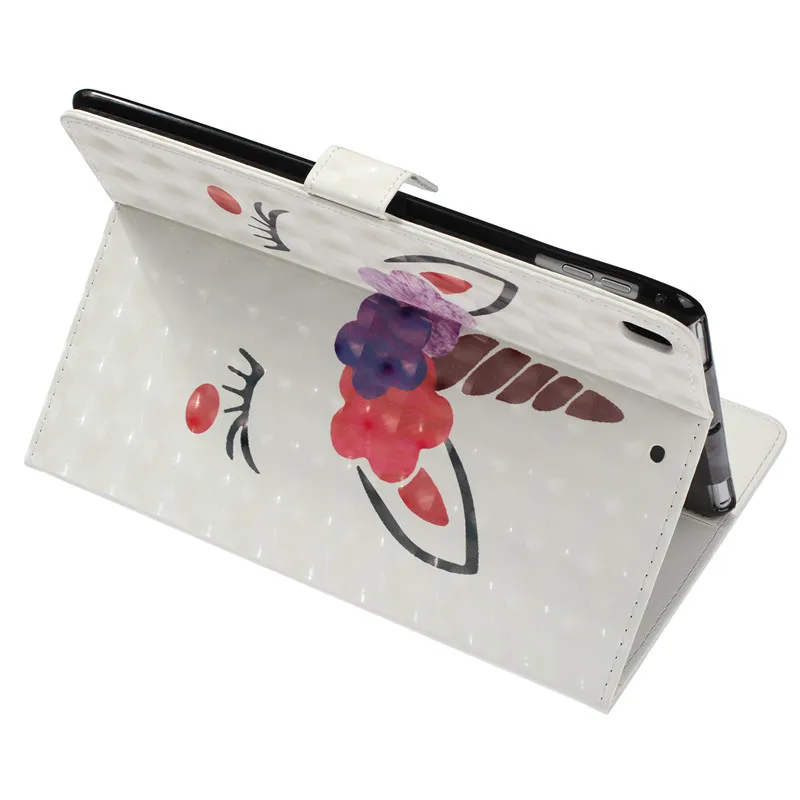 Кожаные чехлы Wekays для Apple Ipad Air 2 6 A1566 A1567 с мультяшным единорогом Чехол Ipad6 чехол