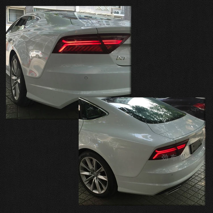 Binfu для Audi A7 задние фонари 2011- светодиодный задний фонарь перемещение Поворотная сигнальная лампа фонарь Аксессуары для стайлинга автомобилей
