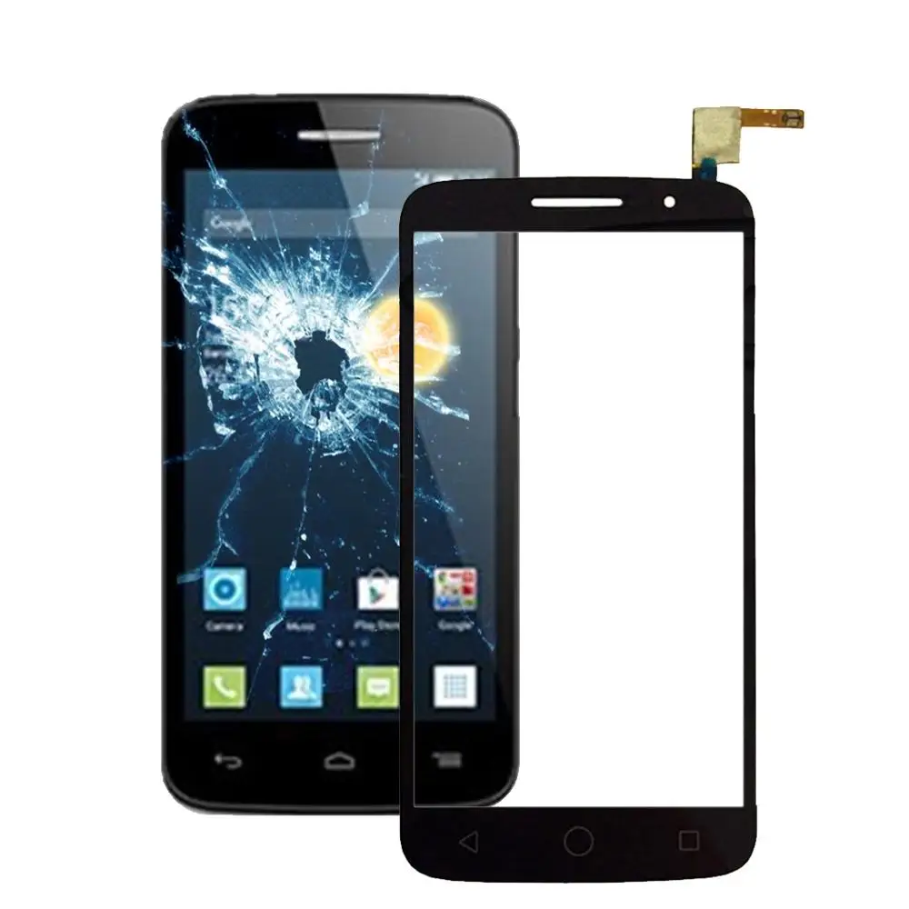 Сенсорная панель для Alcatel One Touch Pop 2 / OT7044 сенсорный экран дигитайзер объектив