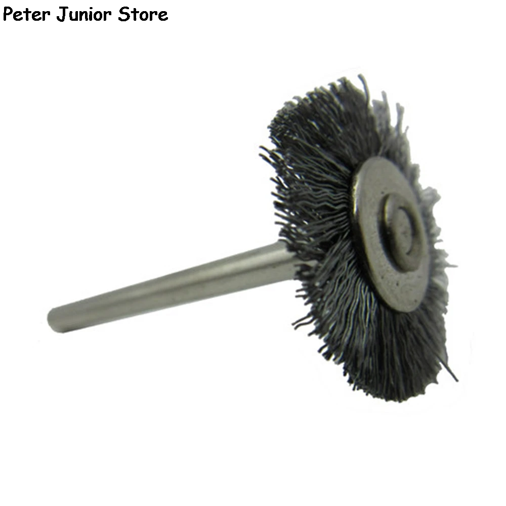 10Pcs 22mm Steel rotary brush Wire wheel Brushes for Grinder Rotary Tool mini drill Polishing GMN | Инструменты