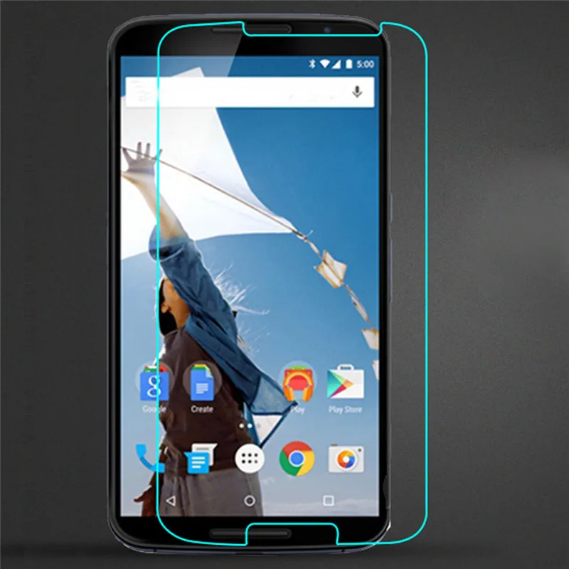 For LG Google Nexus 6 Amazing 9H 0.3mm 2.5D Nanometer Tempered Glass screen protector for LG Google 6 Screen Protector film