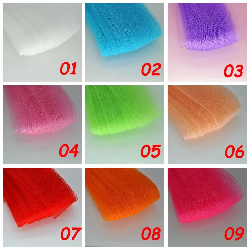 Мягкая полиэфирная сетчатая лента плоская простая кринолиновая тесьма с конским