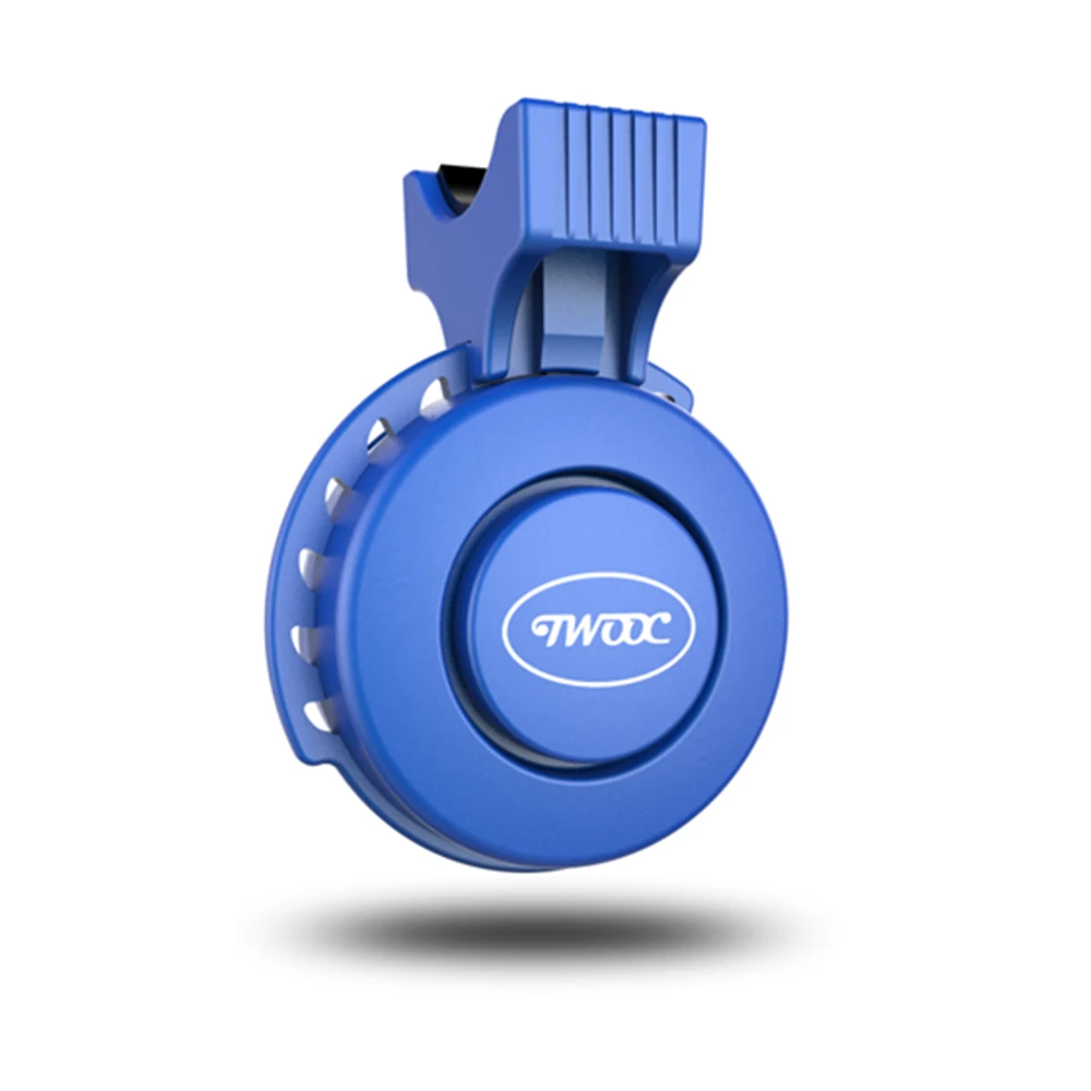 BLUE Велосипедные электронные звонки 120dB водонепроницаемый USB громкий звук для 22,2-31,8 руль Электрический дорожный велосипед звонок кольцо для mi jia MTB mi - Цвет: BLUE