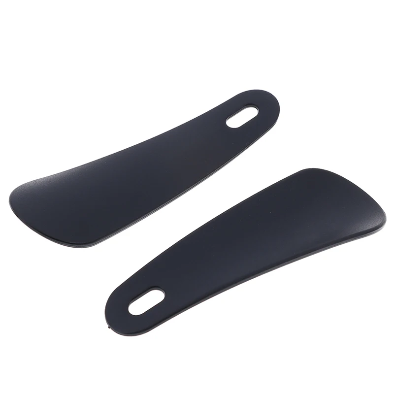 2 шт. 11 см ложка Shoehorn ручка Shoehorn обувной подъемник инструмент профессиональная черная пластиковая ложка для обуви