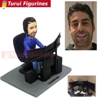 make a bust from photos for programmer pc game player fans figurine personalize custom hobby collectible bobblehead figurines