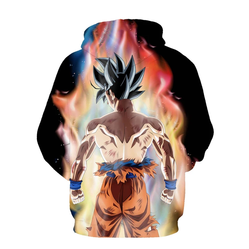 Sunboat бренд Толстовки 3D печатных семь Dragon Ball серии кофты Для мужчин Harajuku панк